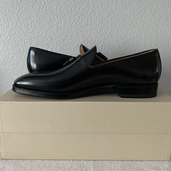 Bally Scribe Sabel Black Dress Loafer Tassel Size 10 main image 9
